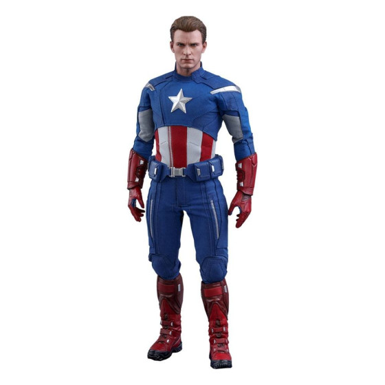 Vengadores: Endgame Figura Movie Masterpiece 1/6 Captain America (2012 Version) 30 cm