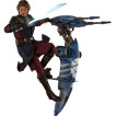 Star Wars The Clone Wars Figura 1/6 Anakin Skywalker & STAP 31 cm