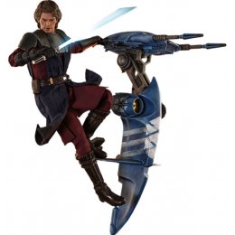 Star Wars The Clone Wars Figura 1/6 Anakin Skywalker & STAP 31 cm