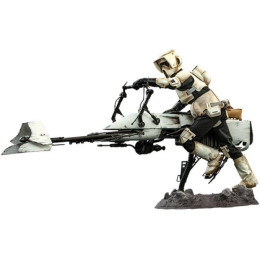 Star Wars The Mandalorian Figura 1/6 Scout Trooper & Speeder Bike 30 cm