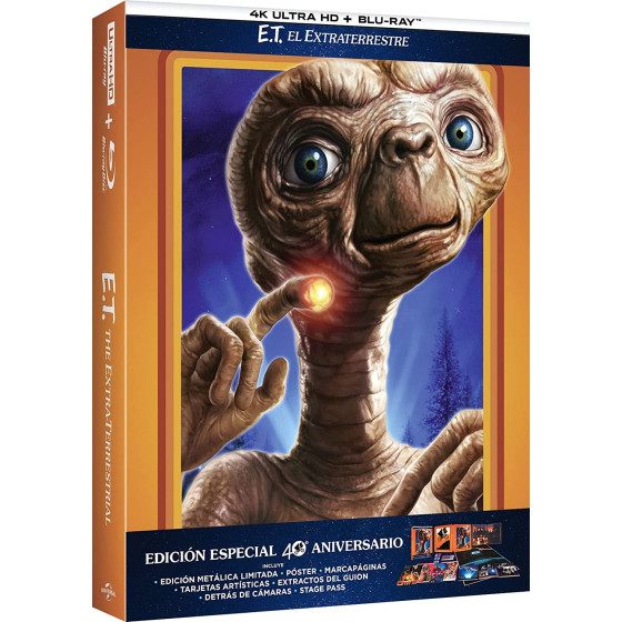 E.T. El Extraterrestre - Edición Metálica 40º Aniversario [4K UHD/BLU-RAY]
