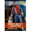 Regreso al futuro Figuras Movie Masterpiece 1/6 Marty McFly & Einstein Exclusive 28 cm