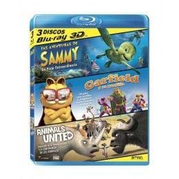 Pack Las Aventuras De Sammy + Garfield Y Su Pandilla + Animals United [BLU-RAY/3D]