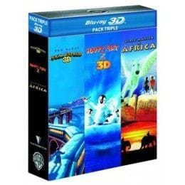Triple Pack: Happy Feet 2 + Polar Express + Viaje Mágico A África [BLU-RAY/3D]