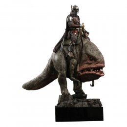 Star Wars The Mandalorian Pack de 2 Figuras 1/6 The Mandalorian & Blurrg 37 cm