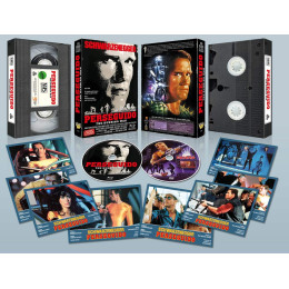 Perseguido (The Running Man) - Blu-Ray + DVD Extras Caja VHS Vintage + 8 postales [DVD/BLU-RAY]