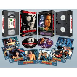 Perseguido (The Running Man) - Blu-Ray + DVD Extras Caja VHS Vintage + 8 postales [DVD/BLU-RAY]