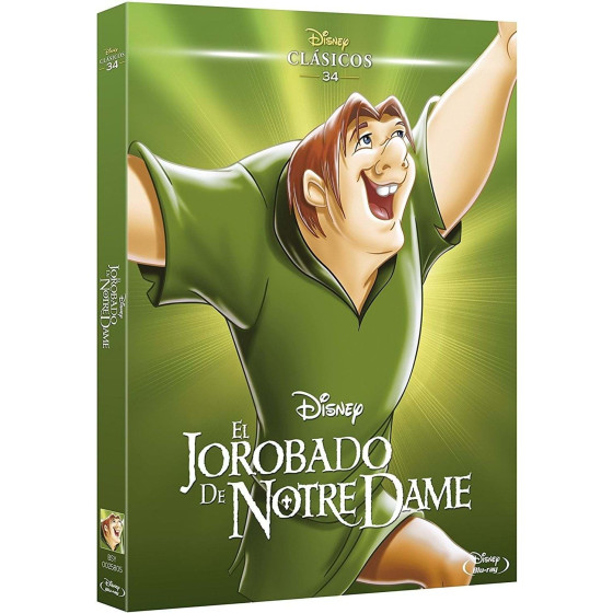 EL JOROBADO DE NOTRE DAME - EDIC. FUNDA CARTÓN (2016) [BLU-RAY]
