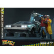 Regreso al Futuro II Vehículo Movie Masterpiece 1/6 DeLorean Time Machine 72 cm
