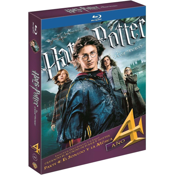 HARRY POTTER (PARTE 4) Y EL CÁLIZ DE FUEGO - AÑO 4 - EDIC. CON LIBRO [BLU-RAY]