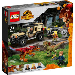 LEGO Jurassic World™ - 76951 - Transporte del Pyrorraptor y el Dilofosaurio