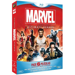 MARVEL: ULTIMATE HEROES - PACK 6 PELÍCULAS (2012) [BLU-RAY]