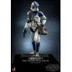 Star Wars The Clone Wars Figura 1/6 Heavy Weapons Clone Trooper & BARC Speeder with Sidecar 30 cm