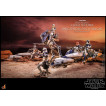 Star Wars The Clone Wars Figura 1/6 Heavy Weapons Clone Trooper & BARC Speeder with Sidecar 30 cm