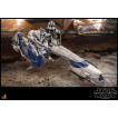 Star Wars The Clone Wars Figura 1/6 Heavy Weapons Clone Trooper & BARC Speeder with Sidecar 30 cm