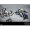Star Wars The Clone Wars Figura 1/6 Heavy Weapons Clone Trooper & BARC Speeder with Sidecar 30 cm