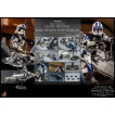 Star Wars The Clone Wars Figura 1/6 Heavy Weapons Clone Trooper & BARC Speeder with Sidecar 30 cm