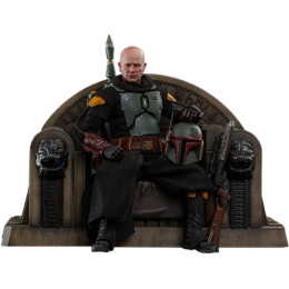 Star Wars The Mandalorian Figura 1/6 Boba Fett (Repaint Armor) and Throne 30 cm