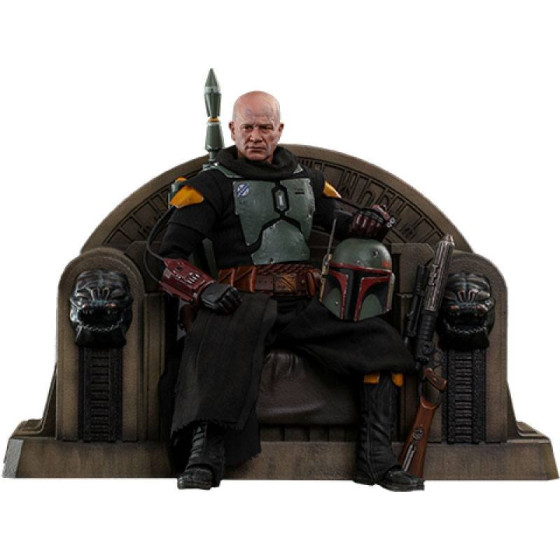 Star Wars The Mandalorian Figura 1/6 Boba Fett (Repaint Armor) and Throne 30 cm