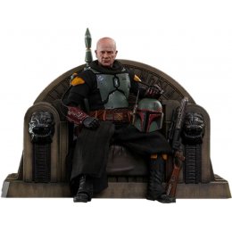 Star Wars The Mandalorian Figura 1/6 Boba Fett (Repaint Armor) and Throne 30 cm