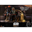 Star Wars The Mandalorian Figura 1/6 Boba Fett (Repaint Armor) and Throne 30 cm