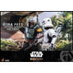 Star Wars The Mandalorian Figura 1/6 Boba Fett (Repaint Armor) and Throne 30 cm