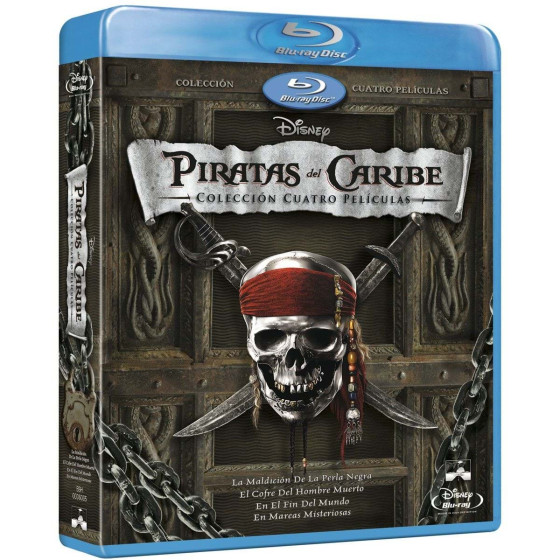 PIRATAS DEL CARIBE: TETRALOGÍA (2017) [BLU-RAY]