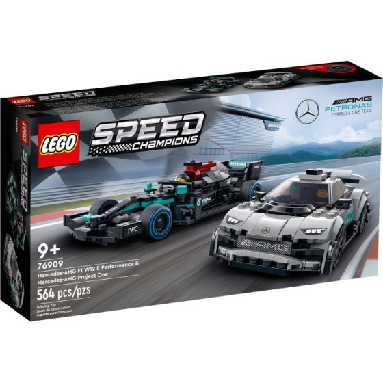 LEGO Speed Champions - 76909 - Mercedes-AMG F1 W12 E Performance y Mercedes-AMG Project One