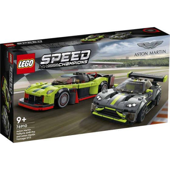 LEGO Speed Champions - 76910 - Aston Martin Valkyrie AMR Pro y Aston Martin Vantage GT3