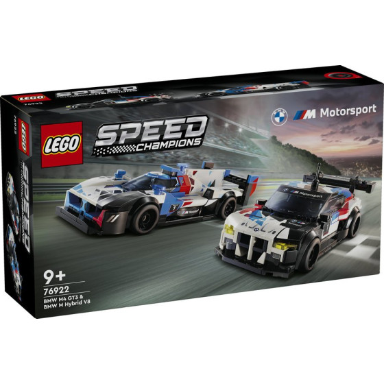 LEGO Speed Champions - 76922 - Coches de Carreras BMW M4 GT3 y BMW M Hybrid V8