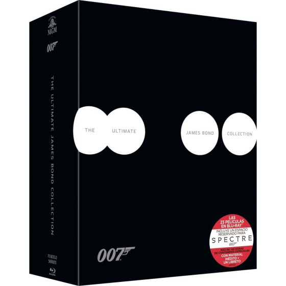 The James Bond Collection: (Pack 23 Títulos+1) - Edición Premiun (2015) [BLU-RAY]