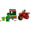 LEGO Marvel Super Heroes - 76287 - Iron Man con Moto y Hulk