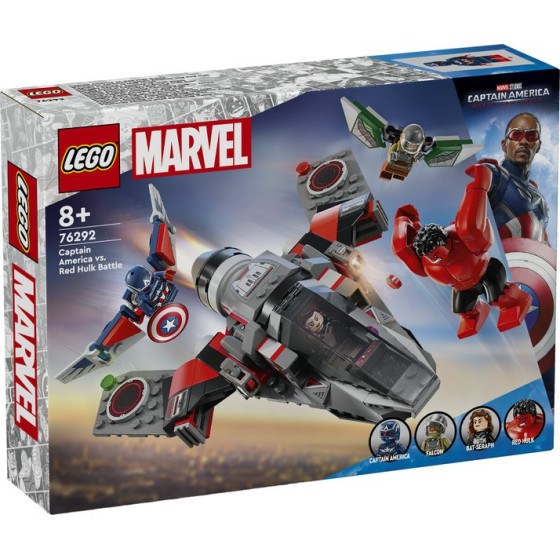 LEGO Marvel Super Heroes - 76292 - Batalla entre el Capitán América y Hulk Rojo