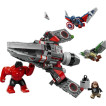 LEGO Marvel Super Heroes - 76292 - Batalla entre el Capitán América y Hulk Rojo