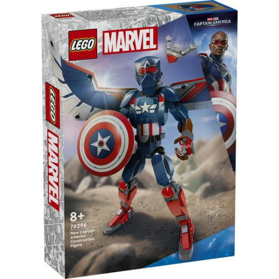 LEGO Marvel Super Heroes - 76296 - Figura para Construir: Nuevo Capitán América