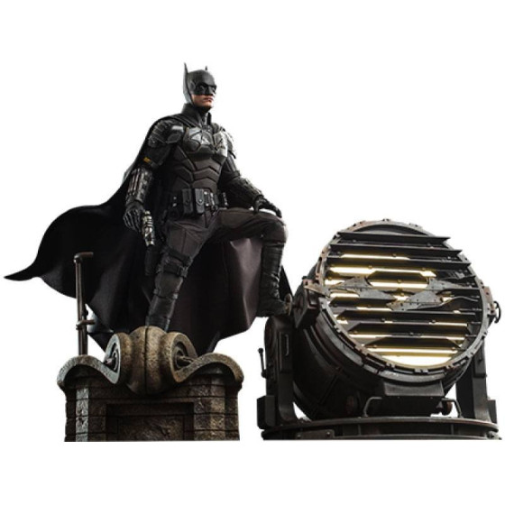 The Batman Figura Movie Masterpiece 1/6 Batman with Bat-Signal 31 cm