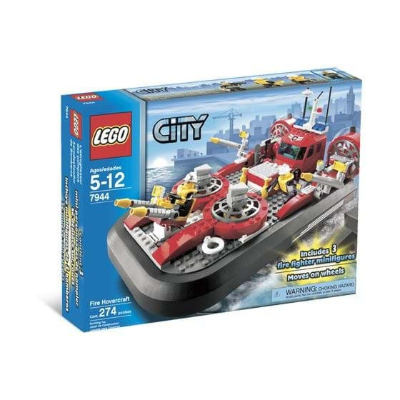 LEGO CITY - 7944 - AERODESLIZADOR DE BOMBEROS
