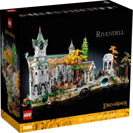 LEGO Icons - 10316 - EL SEÑOR DE LOS ANILLOS: RIVENDEL