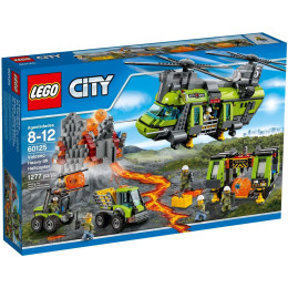 LEGO City - 60125 - Volcán: Helicóptero de Transporte Pesado