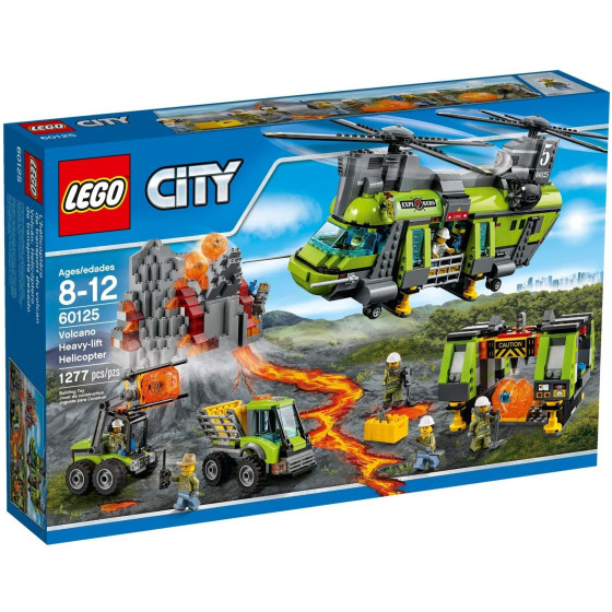 LEGO City - 60125 - Volcán: Helicóptero de Transporte Pesado