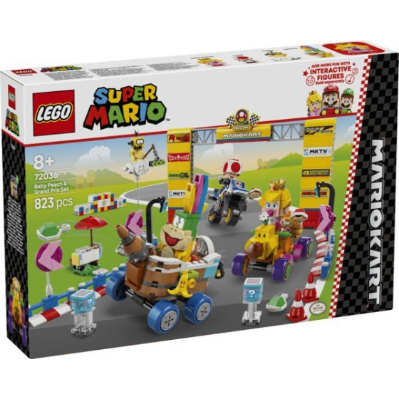LEGO Super Mario™ - 72036 - Mario Kart™: Set Bebé Peach y Grand Prix