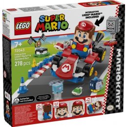 LEGO Super Mario™ - 72043 - Mario Kart™ – LEGO® Mario™ interactivo y Kart estándar