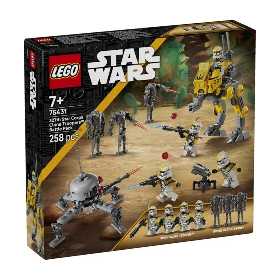 LEGO Star Wars™ - 75431 - Pack de Combate: Soldados Clon del 327 Cuerpo Estelar