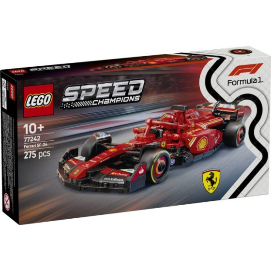 LEGO Speed Champions - 77242 - Coche de Carreras Ferrari SF-24 F1®