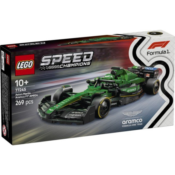 LEGO Speed Champions - 77245 - Coche de Carreras Aston Martin Aramco F1® AMR24