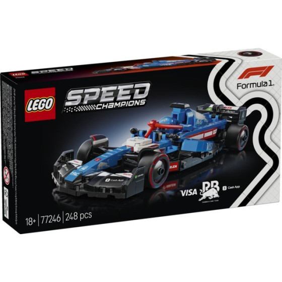 LEGO Speed Champions - 77246 - Coche de Carreras Visa Cash App RB VCARB 01 F1®