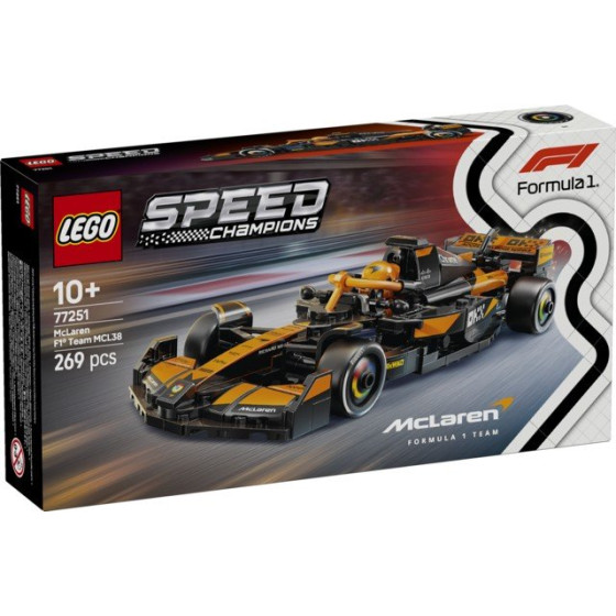 LEGO Speed Champions - 77251 - Coche de Carreras McLaren F1® Team MCL38