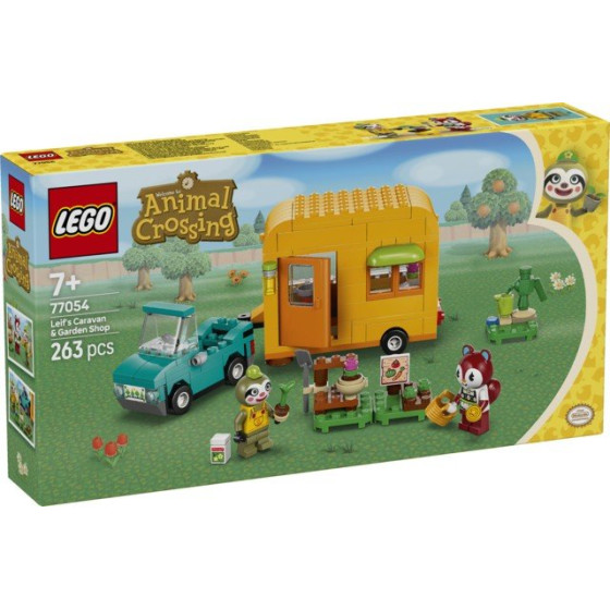 LEGO Animal Crossing™  - 77054 - Caravana de Gandulio y tienda de jardinería