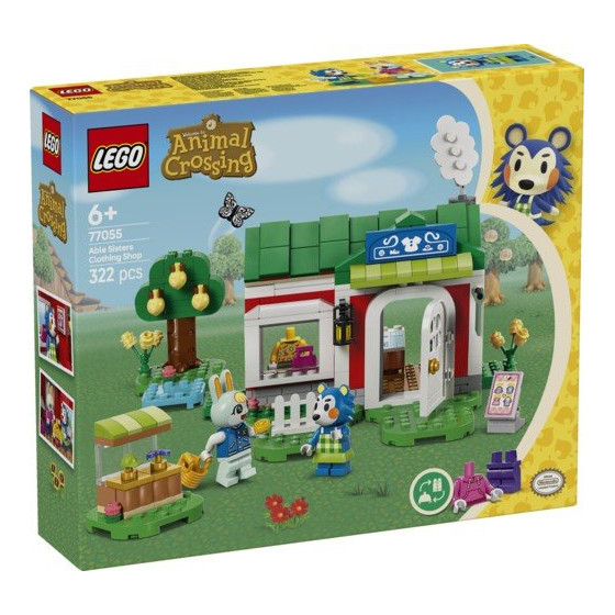 LEGO Animal Crossing™  - 77055 - Tienda de ropa de las Hermanas Manitas