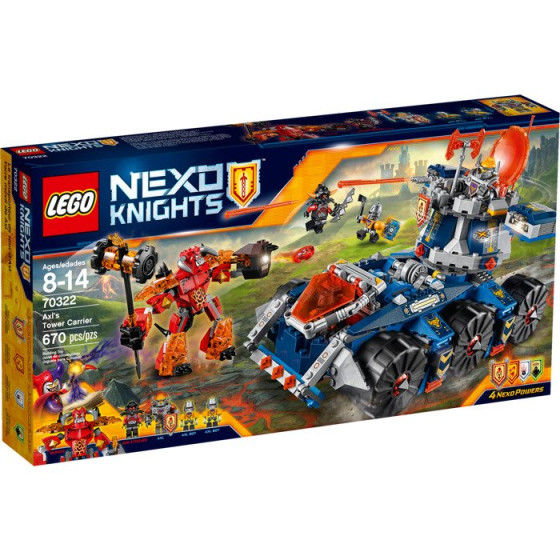 LEGO Nexo Knights - 70322 - Torre móvil de Axl